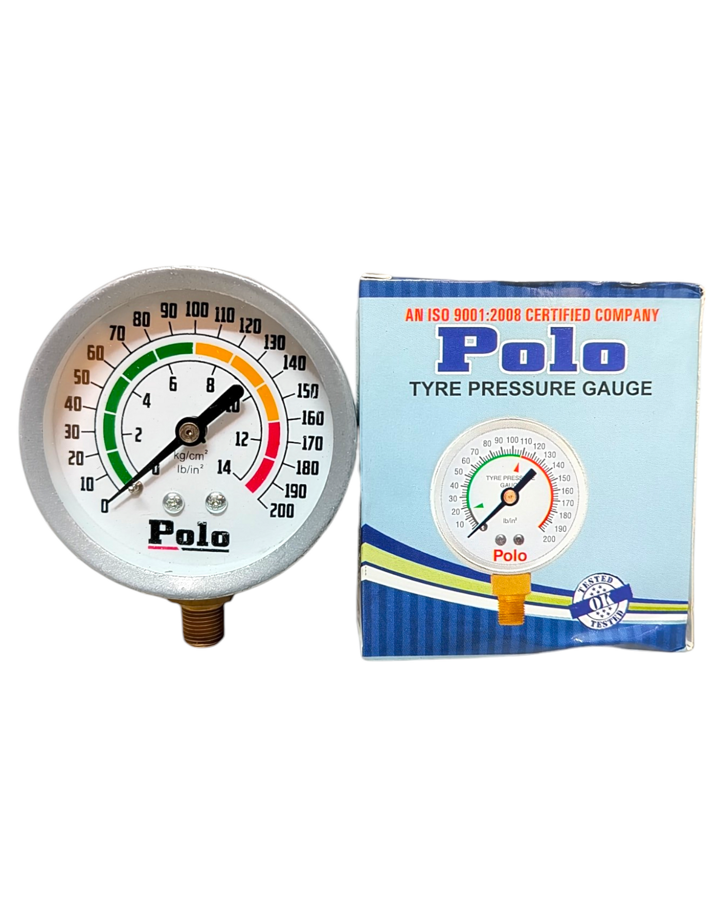 POLO Pressure Gauge 2.5” 200lbs