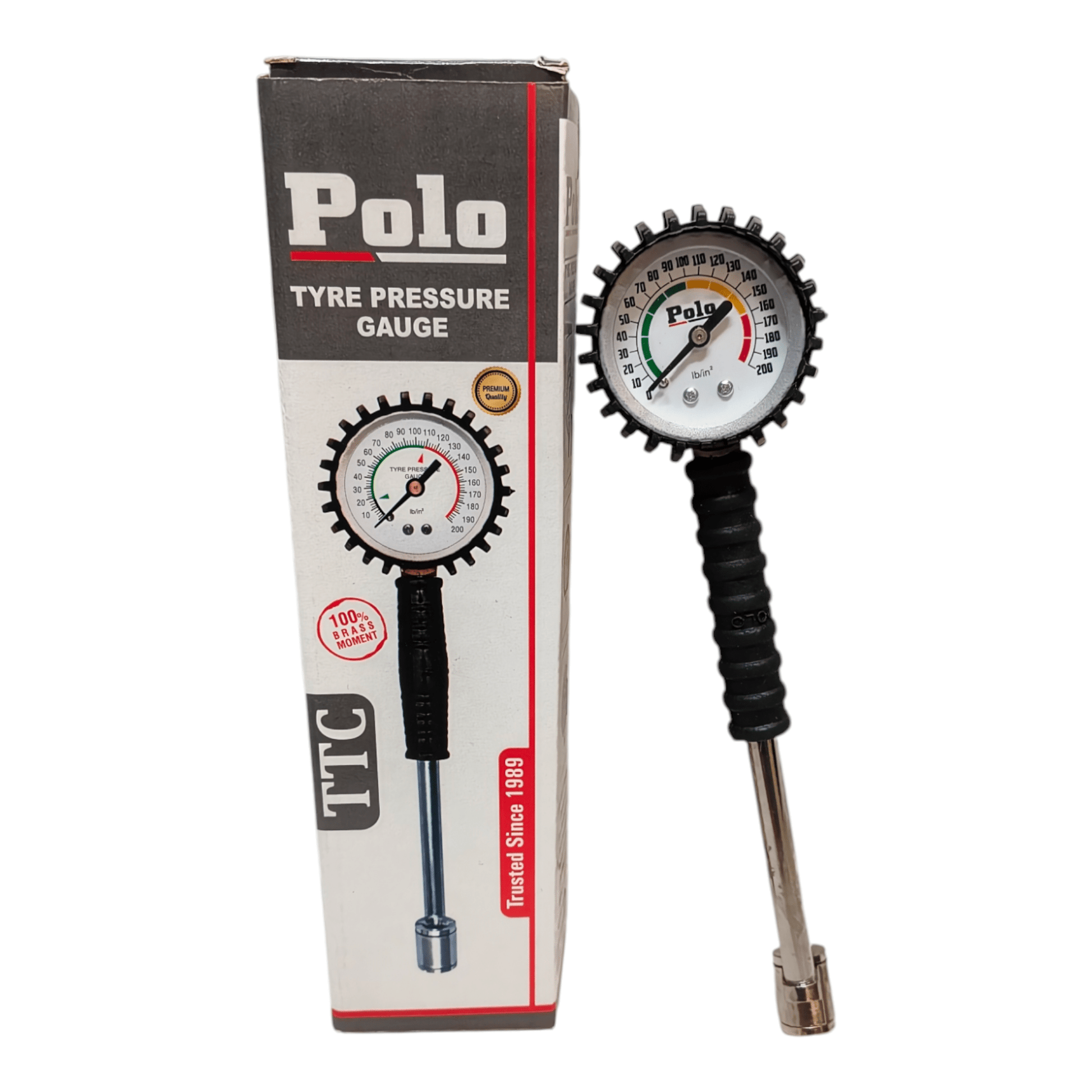 Polo Tyre Pressure Gauge – TTC 2” - Tyre Remolding