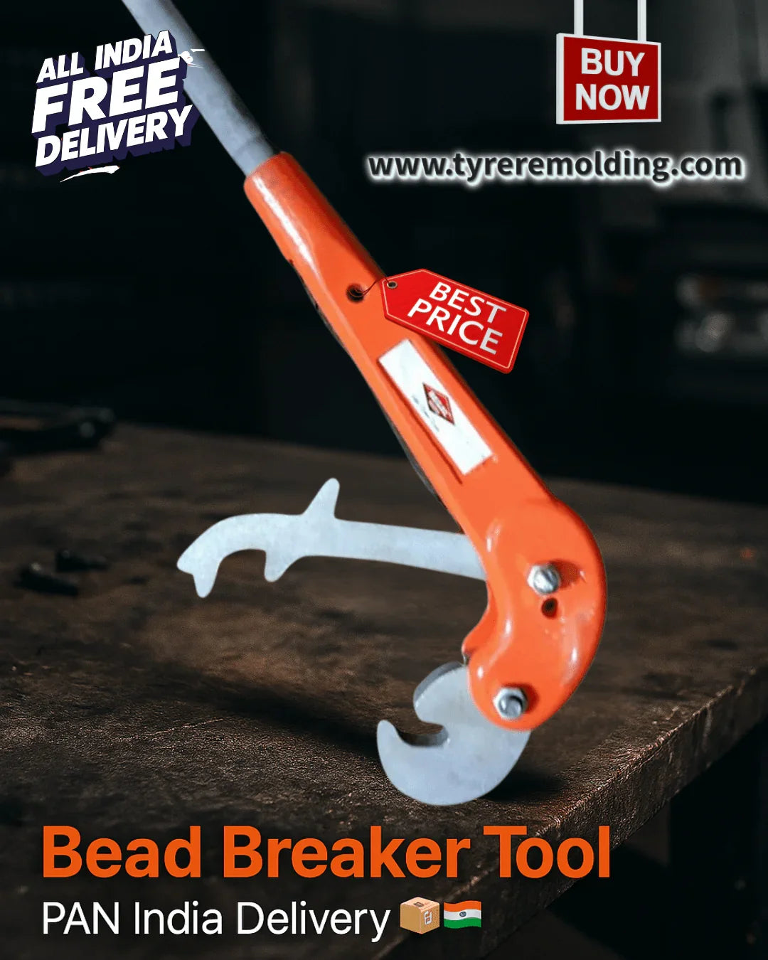 Rim Lock Ring Opener Tool - Tyre Remolding