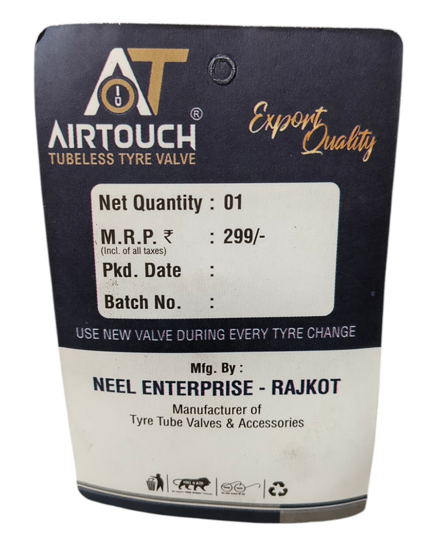 Airtouch Tubeless tyre Valve PVR70