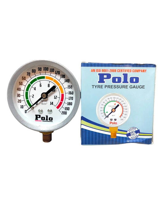 POLO Pressure Gauge Meter  2.5” 200lbs