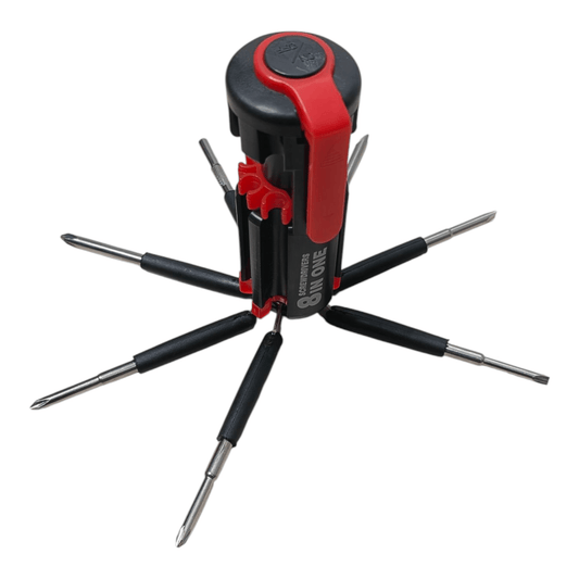 8 in 1 Multipurpose Screwdriver Set with LED Torch - Tyre Remolding