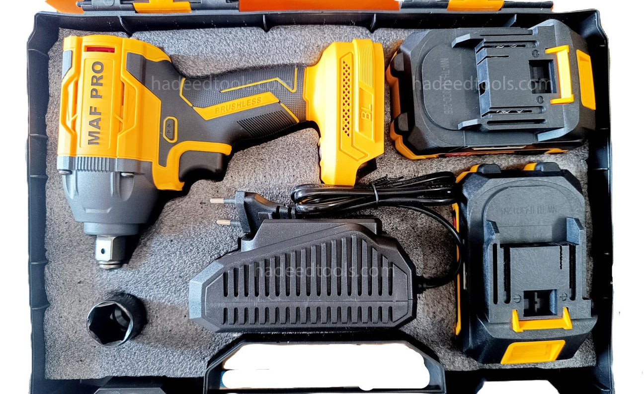 MAF PRO 1/2" Cordless Impact Wrench – 20V, 350Nm,2 Batteries + Charger