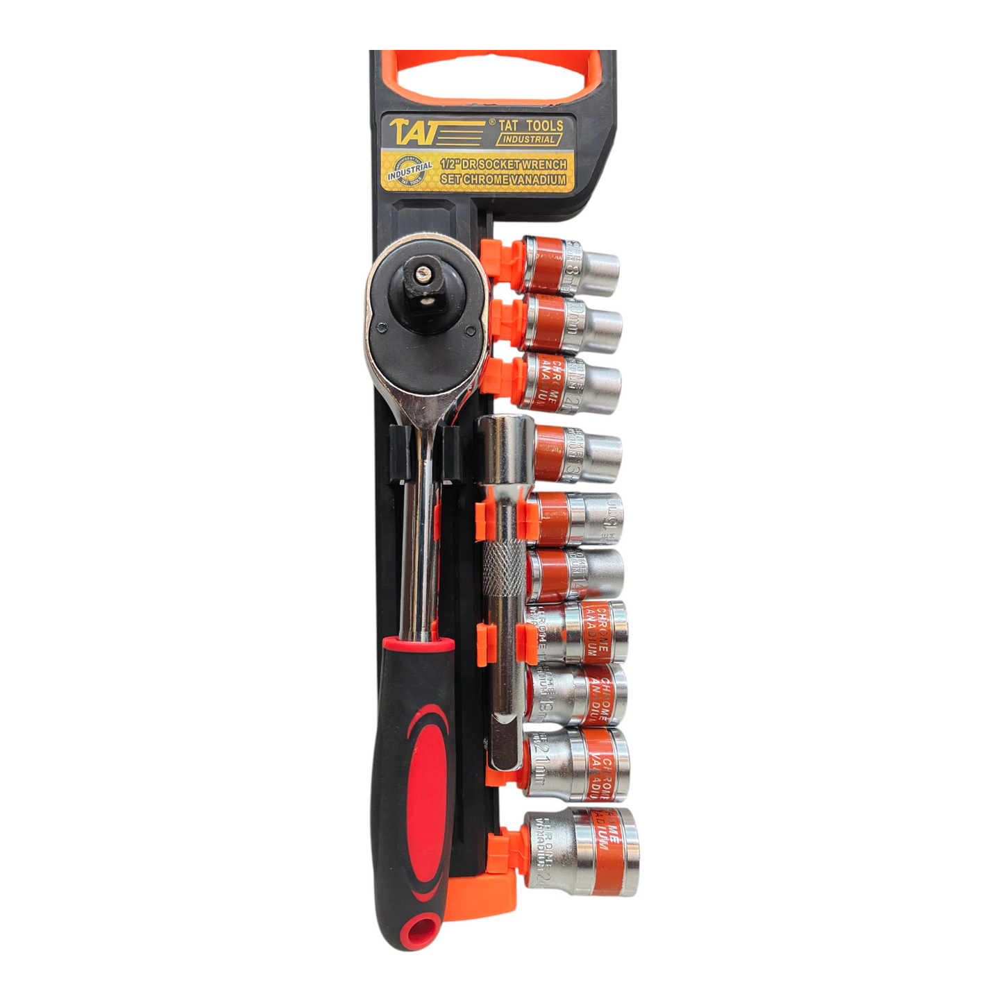1/2" Drive Ratchet Socket Set – 13 Pcs Metric (8mm to 24mm)