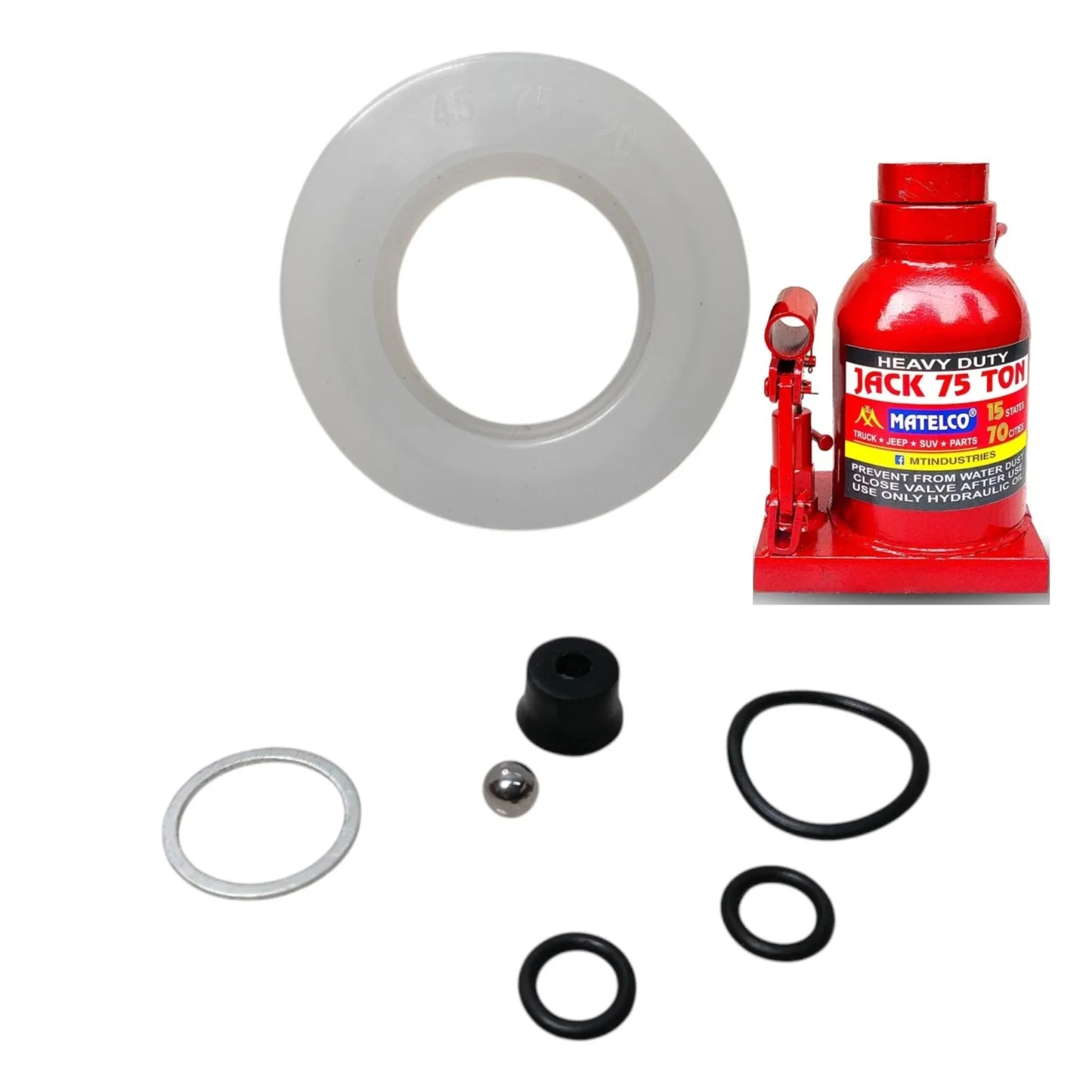 Hydraulic Jack Seal Repair Kit – Size 45x75x20 - Tyre Remolding 