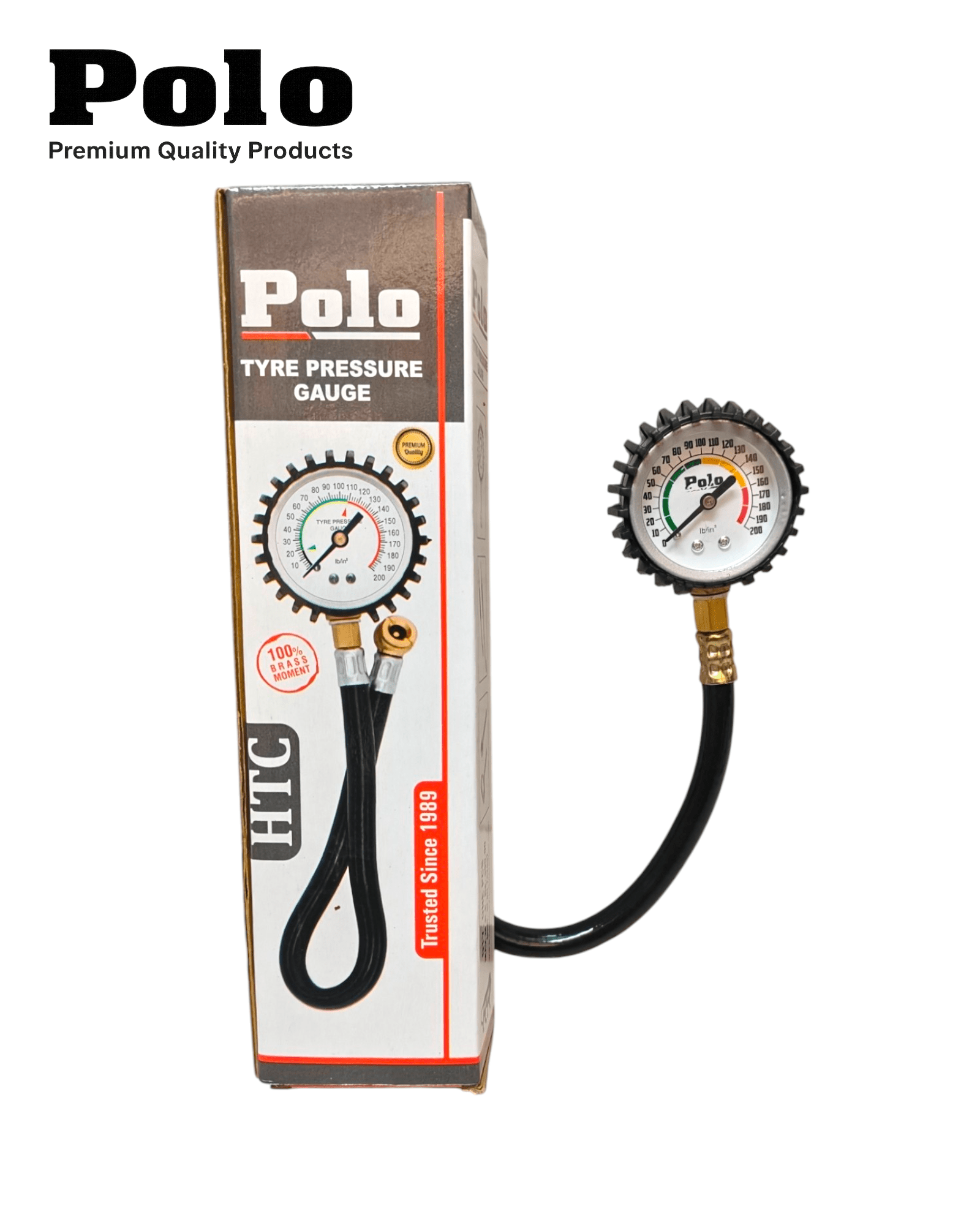 POLO HTC Tyre Pressure Gauge 2” - Tyre Remolding