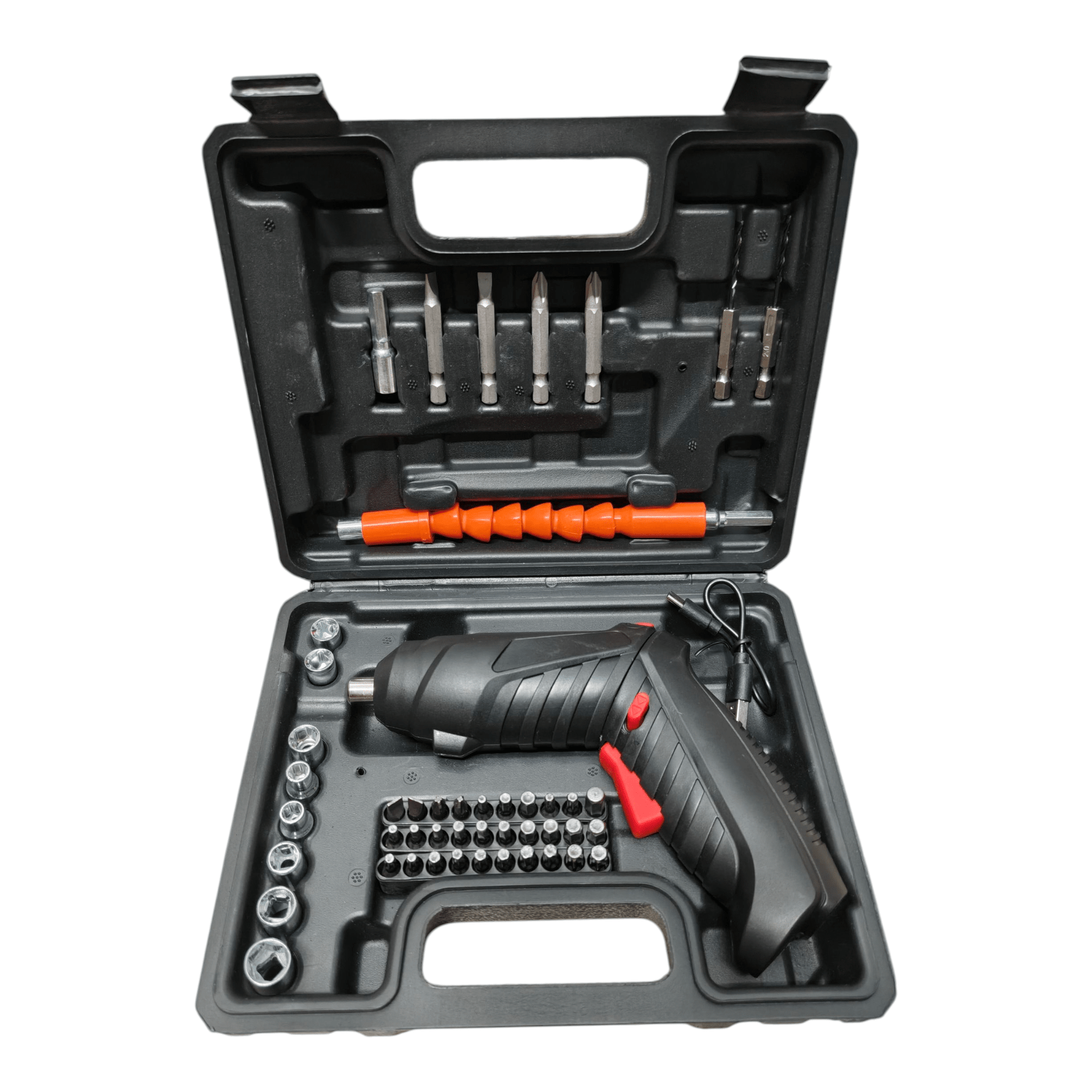 Rechargeable Electric Screwdriver Kit (45 - in - 1) - Tyre Remolding