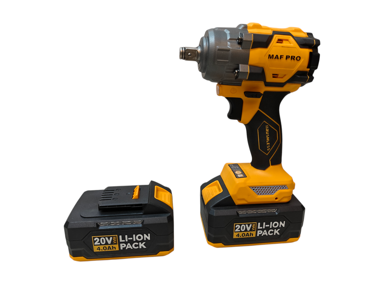 Maf Pro India Cordless Impact wrench (780N.m torque) CIWLI78002 20V Li-ion Batteries |