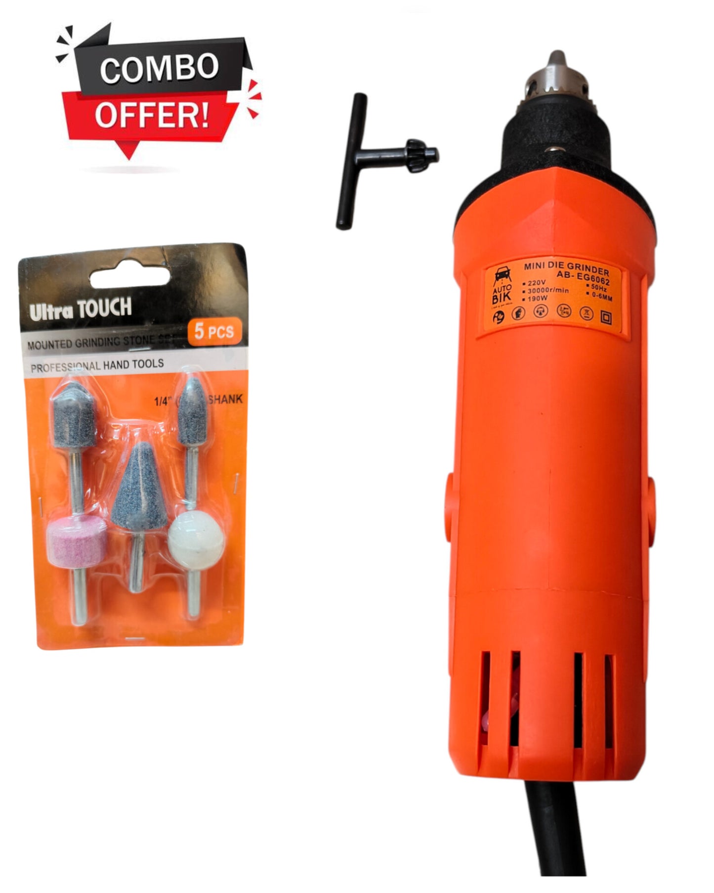 Electric Die Grinder With Stone Kit